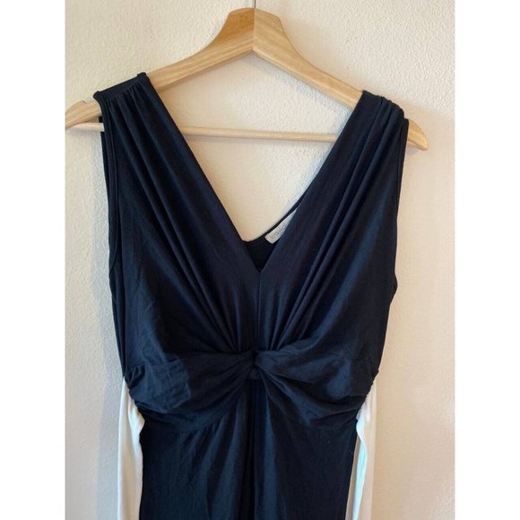 Kimi + Kai Maternity Dress Size M Black White Colorblock - Picture 7 of 8